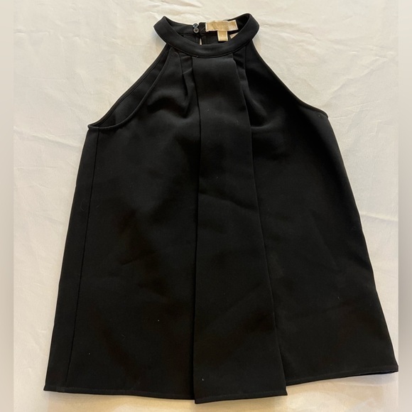 MICHAEL Michael Kors Pleated Halter Top, Size Small. - Picture 1 of 6